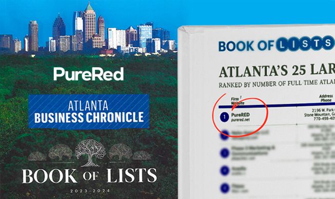 PureRed Tops Atlanta Business Chronicle’s Book of Lists