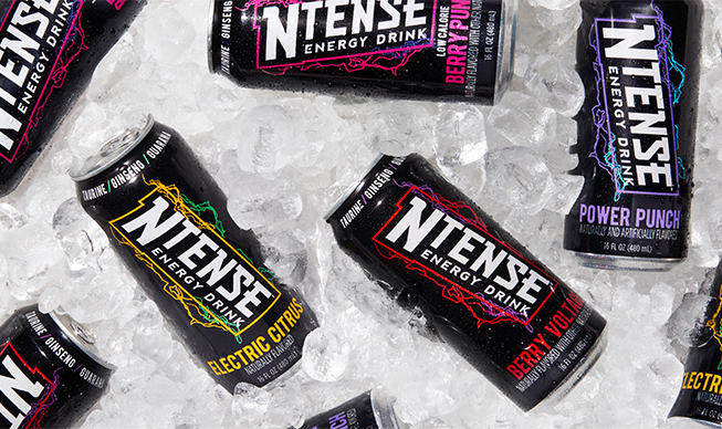 PureRed rises to the brand identity challenge for Dollar General’s energy drink, NTENSE
